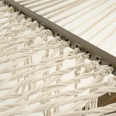 Mobeva Hona Ladin Ahşap Gondol Hamak - 120 Cm İp Örgü - Tek Kişilik thumbnail 10