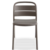 Papatya Balat Koltuk Lal Kırmızı - Plastik Bahçe Balkon Mutfak Sandalyesi thumbnail 2