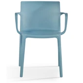 Papatya Evo Plastik Koltuk Beyaz - Bahçe Balkon Mutfak Sandalyesi thumbnail 7