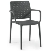 Papatya Fame Koltuk Küllü Kahve - Bahçe Balkon Mutfak Sandalyesi thumbnail 2