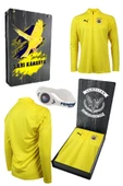 Fenerbahçe Orijinal Lisanslı 23/24 A Takım  Futbolcu Yarım Fermuar Sweat UV Kutulu + Bileklik Hediye Ahşap Kutu thumbnail 1