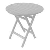 Bahçeme Marmaris Minderli Ahşap Bahçe Seti Beyaz: 90lık Masa + 3 Sandalye Katlanır Takım thumbnail 8