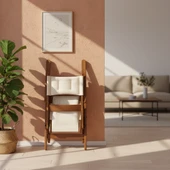 Bahçeme Marmaris Minderli Ahşap Bahçe Balkon Seti: 70Lık Masa + 2 Sandalye Katlanır Takım thumbnail 4