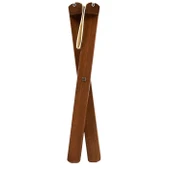 Bahçeme Kaş Ahşap Tabure - Masif Gürgen & PVC Oturum & Katlanır Model thumbnail 4