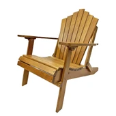 Bahçeme Salda Adirondack Ahşap Sandalye - Masif Gürgen Katlanır Bahçe Sandalyesi thumbnail 1
