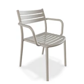 Papatya Hisar Koltuk Küllü Kahve - Plastik Bahçe Balkon Mutfak Sandalyesi thumbnail 10