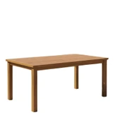 Bahçeci Istanbul 90X160 Sabit Ayaklı Ahşap Bahçe Balkon Masası thumbnail 1