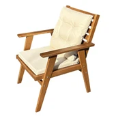 Bahçeci Boss Ahşap Sandalye - Teras Balkon Bahçe Sandalyesi - Demonte thumbnail 2