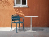 Papatya Balat Koltuk 4lü Paket Antrasit - Plastik Bahçe Balkon Mutfak Sandalyesi thumbnail 7