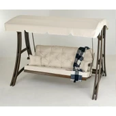 Mobeva Akasya 4lü Ladin Ahşap Salıncak Dış Mekan Bahçe, Teras Salıncağı -Lacivert thumbnail 9