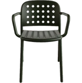 Papatya Bomonti Koltuk Küllü Kahve 2li Paket - Plastik Bahçe Balkon Mutfak Sandalyesi thumbnail 2