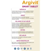Argivit Smart Tablet 30 Tablet - Fosfatidilserin, Kolin, L-Arginin, Multivitamin ve Multimineral thumbnail 6
