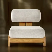 Bahçeme Tokyo Bahçe Koltuk Tekli - Kestane İç Ve Dış Mekan Koltuğu (Minderli) thumbnail 1