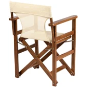 Bahçeme Yönetmen Katlanır Ahşap Bahçe Balkon Seti: 70lık Masa + 2 Sandalye thumbnail 6