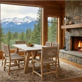 Bahçeme Taksim Kestane Bahçe Takımı: 6 Sandalye + 100X180 Masa thumbnail 1