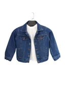 Çocuk Kot Ceket / Mavi thumbnail 1