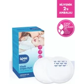 Wee Baby Klasik Göğüs Pedi 30 Adet  Hava Alan İpeksi Yüzey Tahriş Önleyici ve Rahat Kullanım Tasarımı thumbnail 1