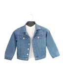 Çocuk Kot Ceket / Açık Mavi thumbnail 1