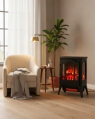 Reyo Stove Hatti 1950W Ayaklı Elektrikli Şömine thumbnail 1