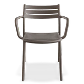 Papatya Hisar Koltuk Antrasit 2li Paket - Plastik Bahçe Balkon Mutfak Sandalyesi thumbnail 2