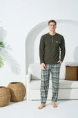 Kocabey 9218 Erkek Midi Yaka Pijama Takım thumbnail 1
