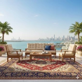 Bahçeci İstanbul Bahçe Oturma Grubu 3-1-1 -Ahşap Koltuk Ve Sehpa Seti thumbnail 1