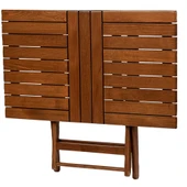 Bahçeme Avşa Ahşap Katlanır Bahçe Balkon Takımı: 60x100 Masa + 4 Sandalye thumbnail 9