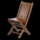 Bahçeme Avşa Ahşap Katlanır Bahçe Balkon Takımı: 80x80 Masa + 4 Sandalye thumbnail 4