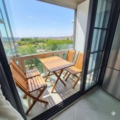 Bahçeme Acrapol Ahşap Katlanır Bahçe Balkon Takımı: 60x100 Masa + 4 Sandalye thumbnail 3