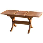 Bahçeme Avşa Side Ahşap Bahçe Balkon Takımı: 100x200 + 100 cm Uzayan Masa & 8 Katlanır Sandalye thumbnail 9