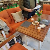 Bahçeme Çamlıca Alüminyum Kanepe Set - 4 Kişilik Bahçe Balkon Koltuk Takımı thumbnail 4