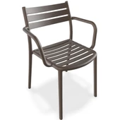 Papatya Hisar Koltuk Açık Gri 2li Paket - Plastik Bahçe Balkon Mutfak Sandalyesi thumbnail 10