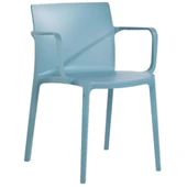 Papatya Evo Plastik Koltuk Beyaz 4Lü Paket - Bahçe Balkon Mutfak Sandalyesi thumbnail 5