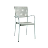 Papatya Karea Koltuk - Alüminyum Ayaklı & Teak Font thumbnail 7