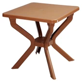 Bahçeme Oberon 70x70 Masa - Plastik Bahçe Balkon Masası thumbnail 1