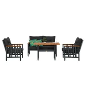 Bahçeme Çamlıca Alüminyum Bahçe Oturma Grubu - 4 Kişilik Bahçe, Balkon Koltuk Takımı thumbnail 3