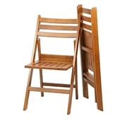 Bahçeme Albatros Katlanır Ahşap Sandalye - Masif Gürgen Teras Balkon Bahçe Sandalyesi thumbnail 2