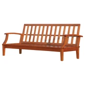 Bahçeme Çengelköy Ahşap Bahçe Koltuk İkili - İç Ve Dış Mekan Koltuğu (Mindersiz) thumbnail 1