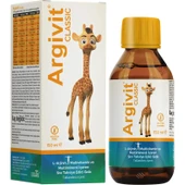 Argivit Classic L-Arjinin, Multivitamin ve Multimineral İçeren Sıvı 150 ml - Portakal ve Vanilya Aromalı thumbnail 2