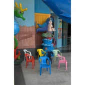 Papatya Mini Çocuk Koltuğu Beyaz 6lı Paket - Kreş Sandalye thumbnail 7