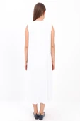 Kolsuz Uzun Düz Elbise thumbnail 3