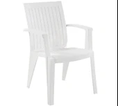 Papatya Alize Koltuk Yeşil 2li Paket - Plastik Bahçe Balkon Koltuğu thumbnail 3