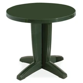 Papatya Bravo 80lik Yuvarlak Masa Yeşil - Balkon, Teras, Bahçe Masası thumbnail 1