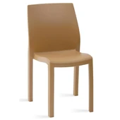 Papatya Yummy Sandalye Beyaz 6lı Paket - Plastik Bahçe Balkon Sandalyesi thumbnail 6