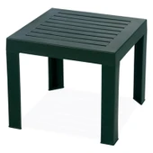 Papatya Suda Plastik Sehpa Küllü Kahve 40x40x35 cm - Taşınabilir Demonte Yapı thumbnail 4