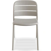 Papatya Beykoz Sandalye Antrasit 2li Paket - Plastik Bahçe Balkon Mutfak Sandalyesi thumbnail 2