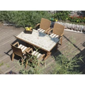 Papatya Alize Koltuk Beyaz 6lı Paket - Plastik Bahçe Balkon Koltuğu thumbnail 9