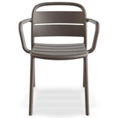 Papatya Balat Sandalye Marmara Mavisi - Plastik Bahçe Balkon Mutfak Sandalyesi thumbnail 3