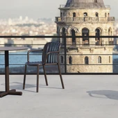 Papatya Galata Sandalye Servi Yeşil 2li Paket - Plastik Bahçe Balkon Mutfak Sandalyesi thumbnail 2