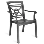 Papatya Commadore Koltuk Beyaz - Plastik Bahçe Balkon Sandalyesi thumbnail 3